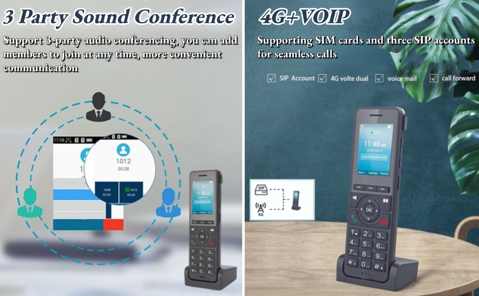 4G LTE Cordless Phone