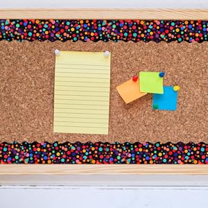 Angoily 1Roll Dot Bulletin Board Border Stickers Decorative Borders for Classroom Office and Blackboard Decor for Bulletin Board Decorations 13 3
