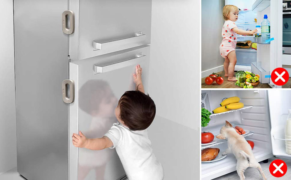 HEOATH Home Refrigerator Fridge Freezer Door