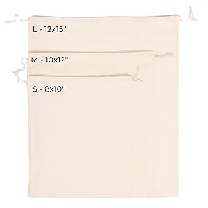greenmile bulk bags heavy premium muslin cotton mesh plastic size large small medium groceries