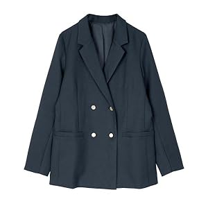 Amazon | [ユアーズ] テーラード ダブルブレスト ジャケット