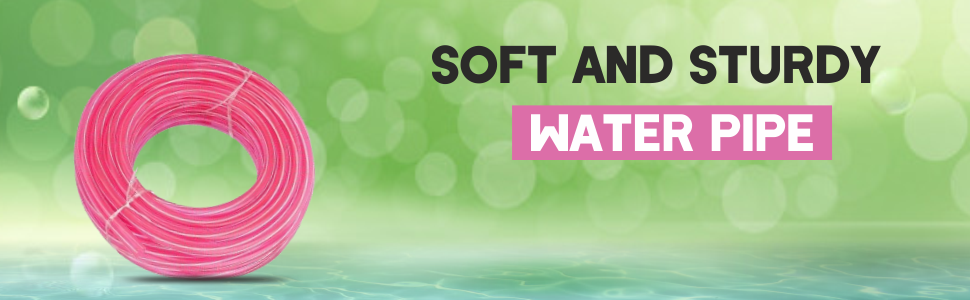 garbnoire PVC Garden Hose Water Pipe with Connector Car/Bike wash