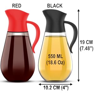 Brieftons Oil & Vinegar Dispensers - set of 2