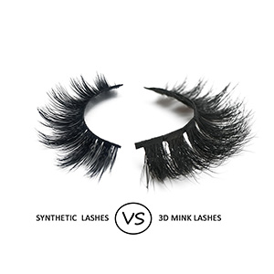 3D MINK LASHES VS SYNTHETIC LASHES