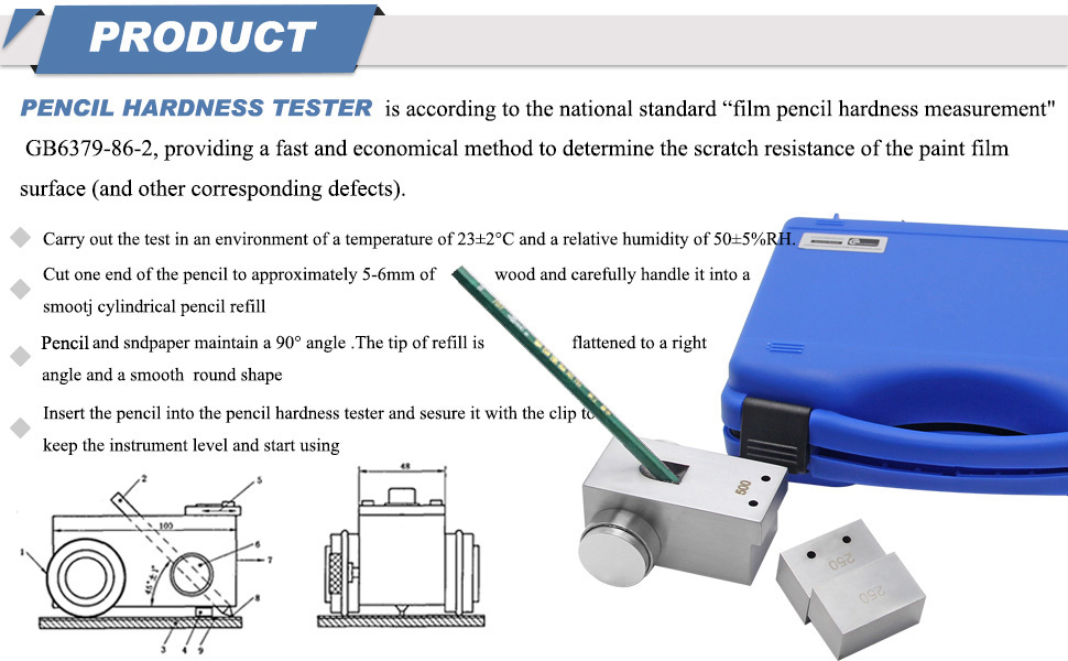 CGOLDENWALL Pencil Hardness Tester QHQ A Coating Hardness Tester