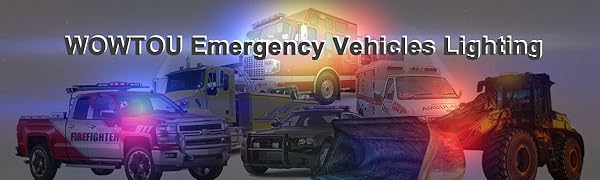 WOWTOU brand LED strobe light for emergency vehicles