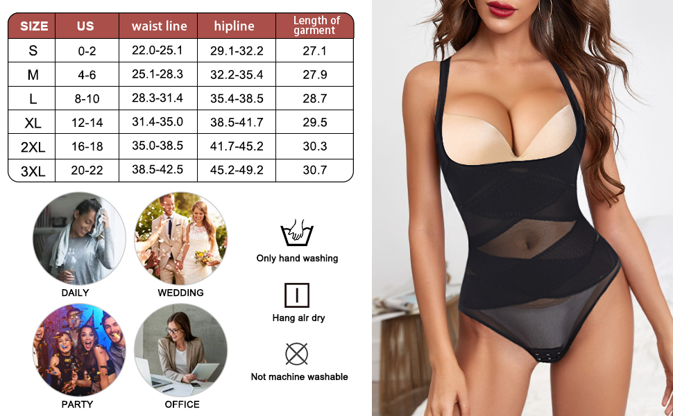 size fit well shapewear