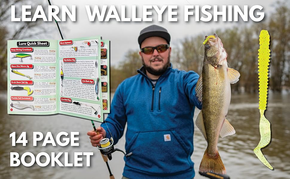 learn to fish walleye tackle kit lures spinners jigs tailored tackle