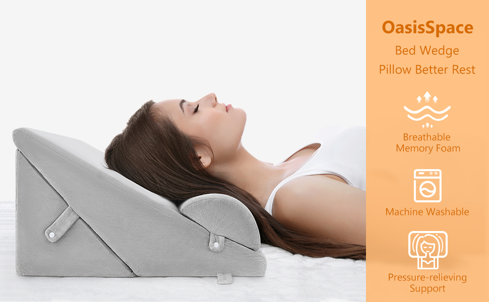 Premium recliner wedge pillows