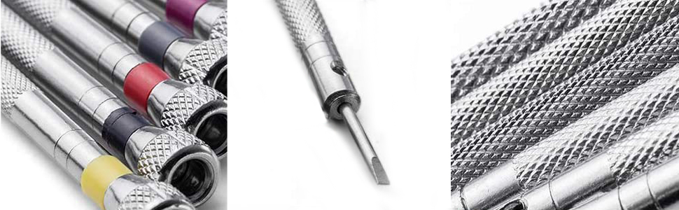 エプダ店 精密ドライバー マイナス 腕時計 工具セット 電池交換 ベルト調整 時計 メガネ 修理 工具 5本セット…