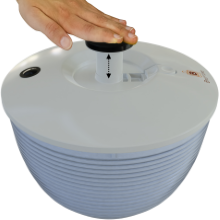 Brieftons QuickDry Salad Spinner - One handed operation