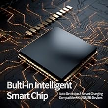 QC 3.0 Charging Station,AIZBO 60W 12A 6 Port Docking Stations & Desk Organizer