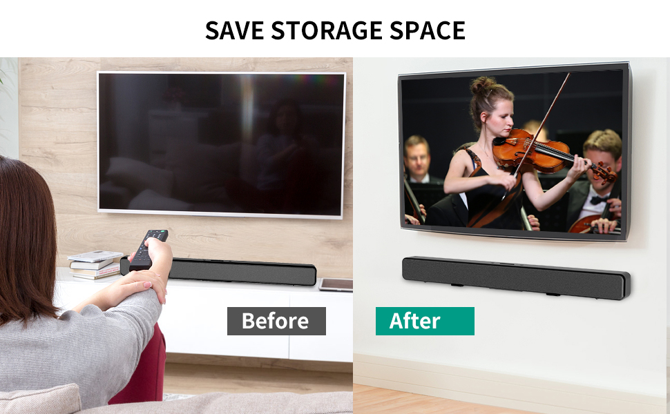 HomeMount Universal Soundbar Wall Mount Adjustable Sound bar Mounts