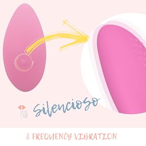 VIBIMUA Vibrador masajeador pequeño, suave y blando de gran ...