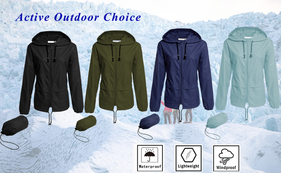 women's heatkeep dynamic storm tech hooded long rain jacket