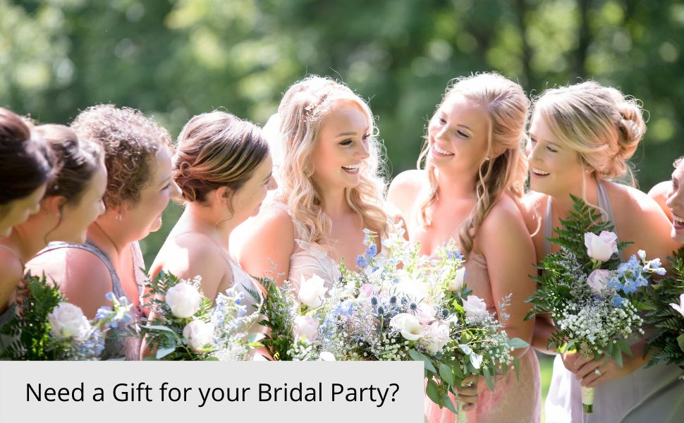 COLEBROOK DESIGNS Bridesmaid Proposal Gift Team Bride Wine Tumblers (2