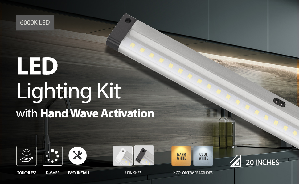 eshine under cabinet led lighting kitchen garage book closet rv boat cabinet sink laundry desk 