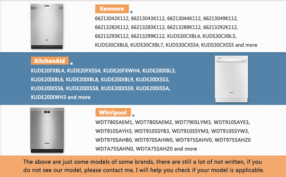 W10712395 Dishwasher Rack Adjuster Kit for Whirlpool