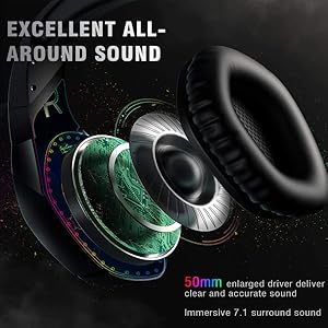 V1 usb headset with microphone 
