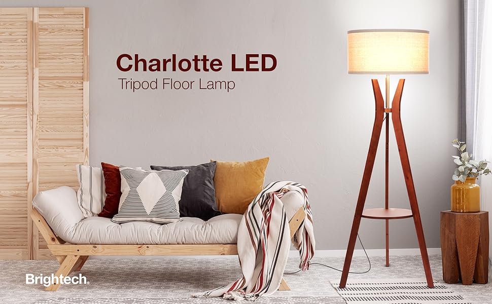 brightech charlotte led tripod floor lamp