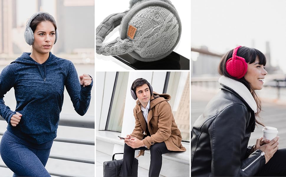 Sound Huggle Bluetooth Earmuff Headphones, Wireless