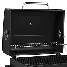 WOLTU Griglia A Carbone Portatile Con Ruote Barbecue BBQ Carbonella Grill Grande 16 warming rack