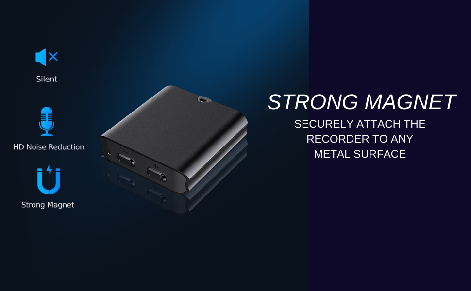 Dododuck Q63 32GB Digital Voice Recorder for Car, Meetings