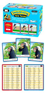 Super Duper Publications Sequencing Verb Tenses - Regular and Irregular