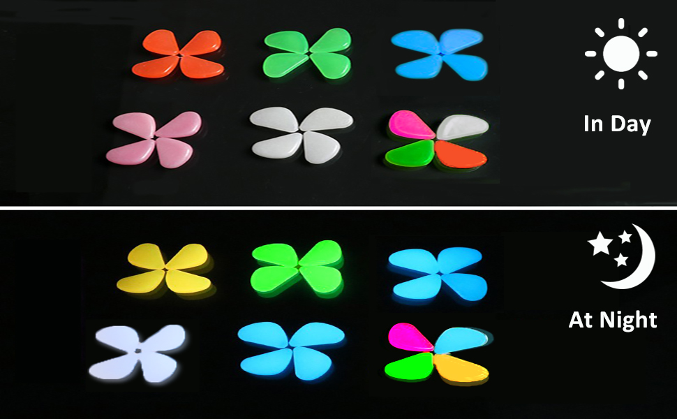 Qguai 100pcs Glow in The Dark Rocks Fish Tank Rocks