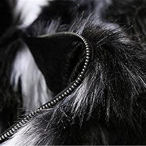 希少】ENBA ファーコート 表面ファー フリル 無地 ブラック 春早割 www