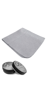 Amazon メガネ くもり止めクロス 1枚 約600回繰り返し 24時間効果持続 収納缶付き メガネ拭き くり返し使用可能 曇り止め 曇らない 耐久性 眼鏡クリーナー 曇り防止 スマホ ゴーグル サングラス カメラレンズ対応 ブルー1枚 眼鏡小物 通販