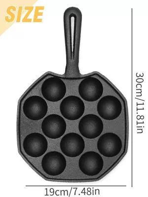 Cast Iron Takoyaki Pan