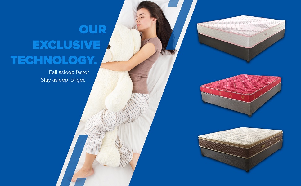 RELAXWELL MATRESSES Regal Reversible Foam Mattress with Free Pillow