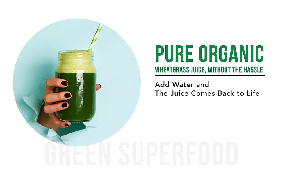 Organic Wheatgrass Juice Powder Organic Lemon Flavor