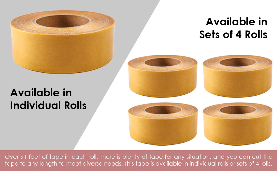 DoubleSided Carpet Tape 28 Meters Long, 5 cm Wide Adhesive Keeps Rugs in Place on Carpet