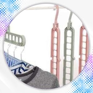 MAXABLE Wardrobe Space Saver Folding Hanger for Clothes/Multi-Purpose SPN-FOR1