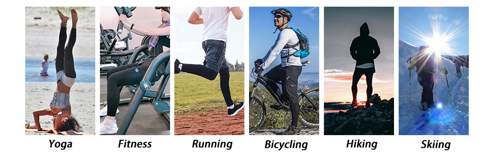 yoga fitness running biking cycling hiking skiing sports compression top women men unisex recovery