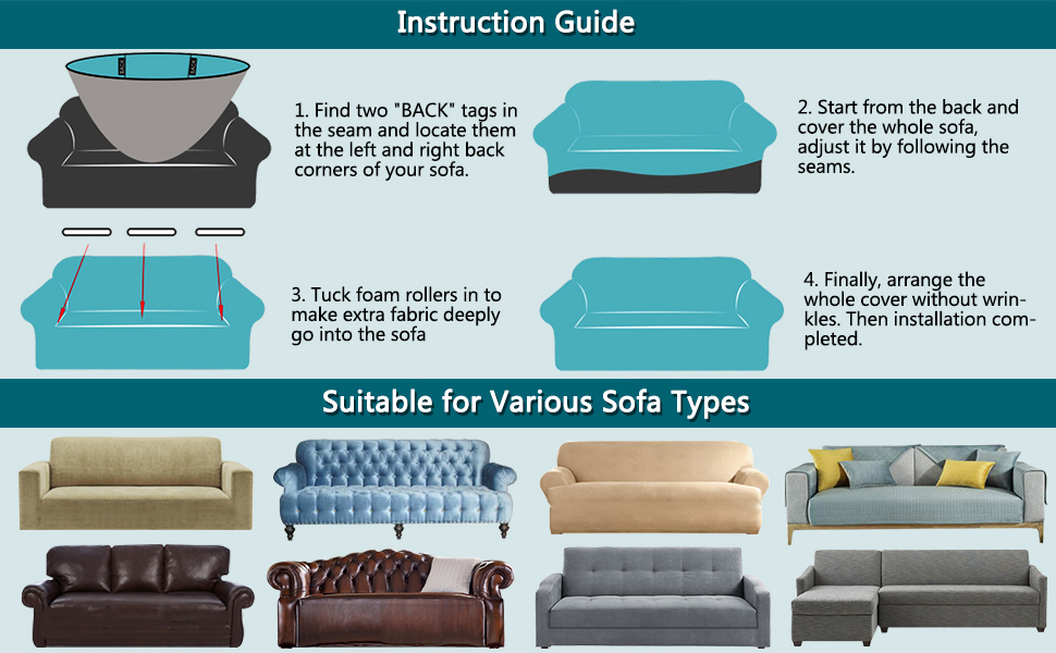 Granbest Premium Water Repellent Sofa Cover High Stretch