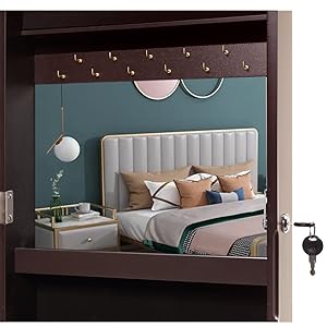 standing jewelry cabinet