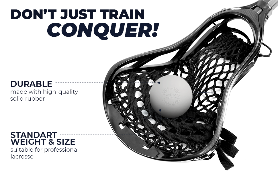 Victorem Lacrosse Balls 12 Pack, Lacrosse Ball Massage Ball Therapy