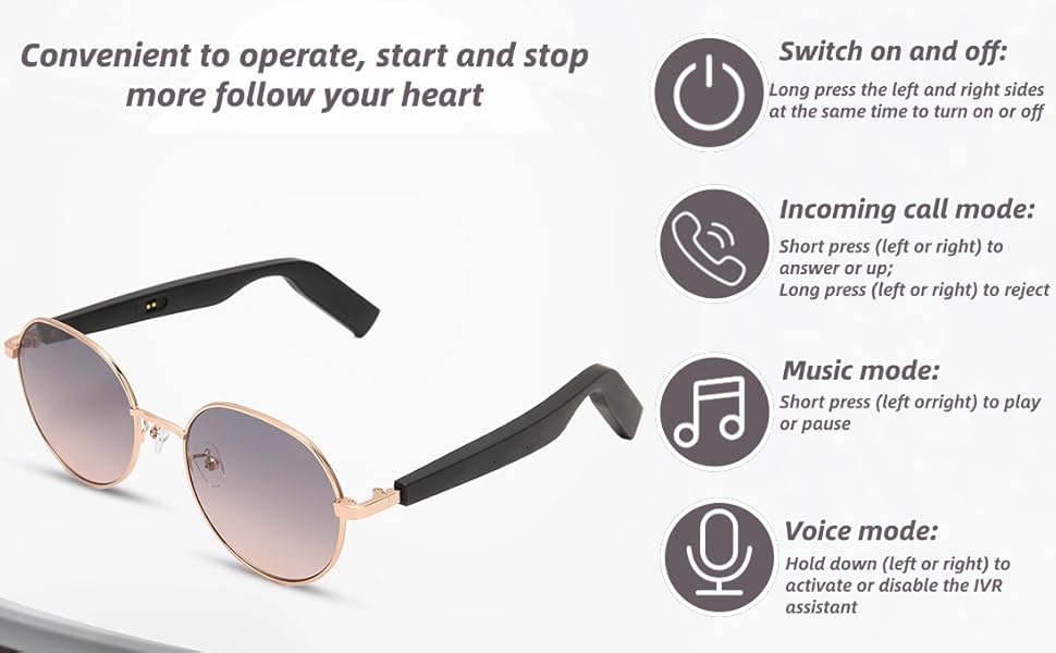 Audio Smart Sunglasses