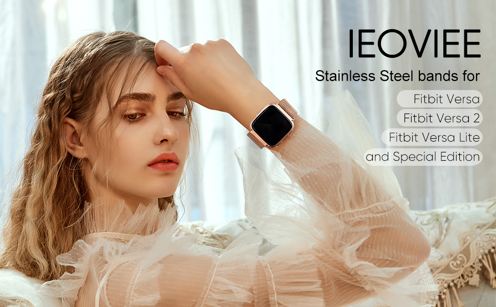 Metal Bands Compatible with Fitbit Versa 2 / Versa/Versa