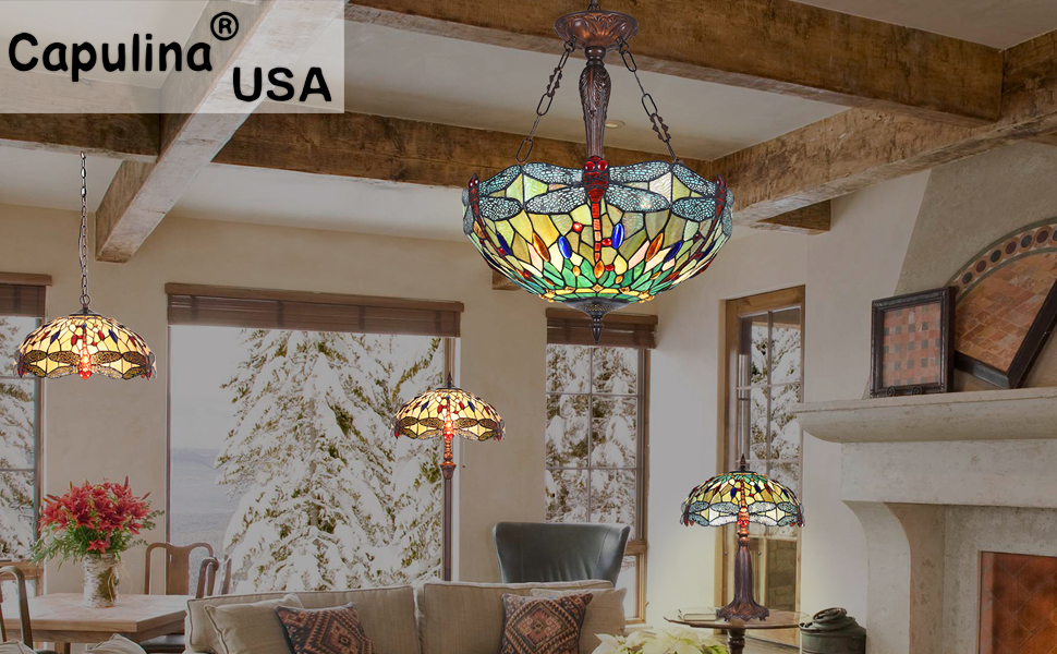 TIFFANY LAMP, stained glass lamps