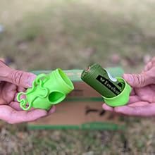 うんち袋  猫トイレ袋 うんち袋 犬トイレ袋　ペット用トイレ袋　ディスペンサー付きうんち処理袋