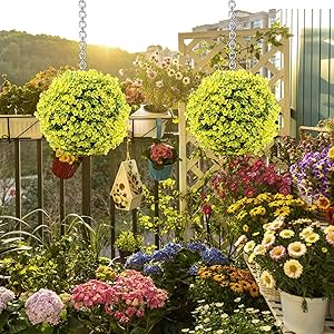 フェルトボールトピアリー お花風オーナメント フェルトボール オーナメント - Mayur Net Shop