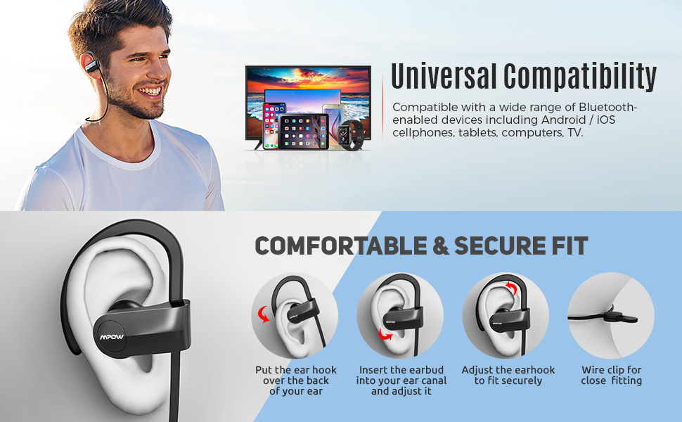 workout headphones bluetooth earbuds waterproof running earbuds running earphones sport headphones