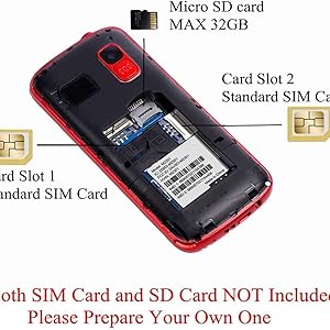 SIM card and SD card