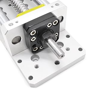 Amazon.co.jp: リニアガイド ボールねじ 200mm 手動 リニア