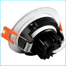 Gimbal LED Recessed Low Profile Downlights Retrofit Lights No Can Housing 3 Inch 3" Shallow Ceiling