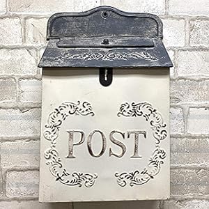 Post box, Vintage Decor, Farmhouse,Decoration,Home ,Garden,Gift,Antique,rustic post box 